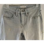 Lucky Brand  Womens Ava Mid Rise Crop Mini Boot Jeans Size 0/25 Embroidered Daisy Photo 3