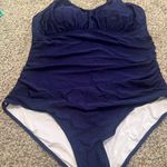 Aqua Eve Plus Size Swimsuit for Women Tummy Control One Piec... Blue Photo 5