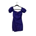 STAUD New  NWOT Purple Violet Giulia Mini Dress Size Small Photo 2