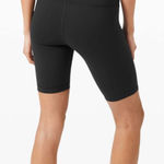 Lululemon  Wunder Train High Rise Biker Short 8" Black Size 4 Athletic Running Photo 0