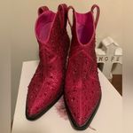 Jessica Simpson Zadie2 Women's Boots shimmer Fuschia Size 8 Photo 3