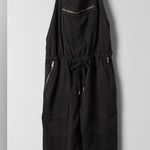 Aritzia Wilfred Free Black Valletta Overalls Size S Excellent Condition $148 Photo 2
