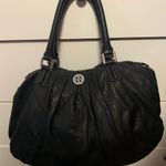 Tory Burch Verona Black Leather Pocketbook with Shoulder Straps and Handles Photo 5