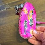 Hawaiian Coin Zip Wallet Purse Wristlet Pink Resort Palm Tree Vacation Tooled Photo 4