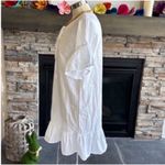 Lucky Brand  White Tiered Resort Mini Dress Photo 6