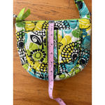 Vera Bradley  Quilted Crossbody Bag Limes Up 🍋🟩Floral Pattern‎ Adjustable Strap Photo 5