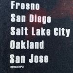 Anvil Vintage Prince Musicology 2004 Ever Tour Black Red Graphic T-shirt Photo 5