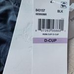 Becca NWT Women’s Colette Banded Bikini Top - Black (Size Large) Photo 5