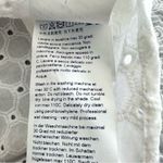 Marina Sport Oversized White Eyelet Boxy Button Up Dolman Sleeve Shirt Size 14 Photo 12