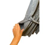 Cloth & Stone  Anthropologie Women Large Romper Grey Blue Washed Denim Sleevless‎ Photo 4