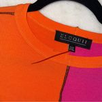 Eloquii New Anya Patchwork Colorblock Bodycon Dress in Pink & Orange Photo 11