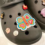 Crocs  Classic‎ Clog Women's 10 Slate Grey Includes All Charms Princess Unicorn Photo 4