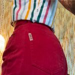 Red Vintage GITANO High waisted straight leg jeans (Vintage size 10/ US Size 6/ Waist 28”) Photo 1