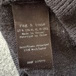 Rag and Bone  Wool Sweater Womens Size Medium Black Crew Neck Knitted Photo 3