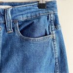 Madewell  Button Front Stretch Denim Straight Mini Skirt in Arroyo Wash, Sz 25 XS Photo 5