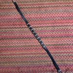 VTG BLACK BRAIDED LEATHER WESTERN BELT Photo 0