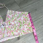 Princess Polly Floral Print Crop Halter Top Open Front Photo 4