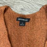 Something Navy  New‎ V-Neck Long Sleeve Sweater Dress Rust XS Photo 3