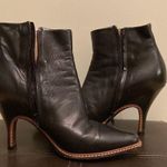 Maison Martin Margiela Pointed Toe Leather Ankle Boots Black Size undefined Photo 5