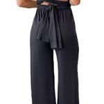 Saved by the Dress Trendy Black Infinity Wrap Jumpsuit Photo 4