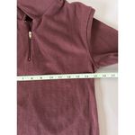 The North Face womens top size S maroon quarter zip ribbed material Photo 4