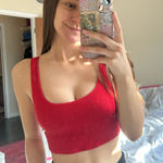 Aerie  Red Bralette Lace Photo 0