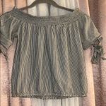 Kendall + Kylie Size XS Striped Boho Top Photo 6