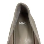 Mango  MNG Leather Ballet Flats with Bow Detail Beige Size 38/US 7.5 Photo 10