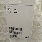 H&M NWT Jacquard Weave Dress in white. Photo 5