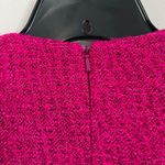 Lela Rose Metallic Pink Knit Tweed Sleeveless A Photo 8