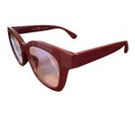 Peepers Center Stage Readers +2.00 in Cranberry Gently Used Reading Glasses Red Photo 1