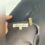 Pink Rose Mini rose brown sweater dress with suede sleeves, size small Photo 7