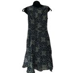 Kasper 8 Midi Tank Top Zip Back Dress Blue Photo 2