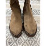Gentle Souls Tan Suede Mid-Calf Lug Sole Zipper Brody Boots US 9 Kenneth Cole Photo 3