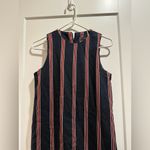 ZARA  Trafaluc Navy and Red Striped Mini Dress Size Small Photo 3