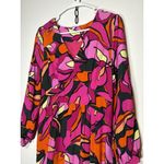 LaRoque Maxi Dress Long Balloon Sleeve Pink Multicolor Floral V Photo 1