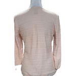 Ann Taylor Pale Pink 3/4 Sleeve Zip Front Knit Cardigan Sweater Size XS Photo 4