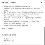 Rag and Bone  Double Blues Two Tone Cut Off Jean Shorts Photo 5