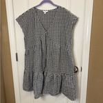 ✨3 for $15✨ Time and Tru Black and White Checkered Dress Size XL Photo 1