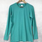 ZYIA Active Womens Chill Tee Shirt Medium Athleisure Gym Workout Activewear Chic Green Photo 0