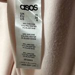 ASOS  Light Pink Ruffled Hem Shirt Dress Size 6 NWT Photo 4