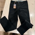 Paige Black Skyline Straight Leg Super Stretch Thin Wale Jean Photo 0