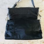 Michael Kors  Jane Black Nylon Leather Medium Shoulder Bag Photo 8