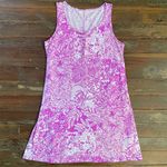 Lilly Pulitzer  Lela Henley Tank Dress Wild Fuchsia Swipe Right Dress - Sz S 💛🎀 Photo 8
