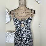 Billabong NTM: Twist N Shout Black, White, Grey & Blue Wide Leg Jumpsuit Sz M Photo 2