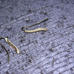 None Elegant 14K Gold Threader Earrings Minimalist Design Photo 3