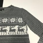 grey and white deer Crewneck sweater M Size M Photo 1