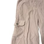 American Eagle  Corduroy Super High Rise Baggy Wide Leg Cargo Pants Pink size 8 Photo 3