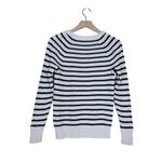 Gap  Womens XS Cable Knit Crew Neck Striped Sweater Photo 2