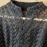 Intricately, detailed ladies blouse Black Size undefined Photo 3